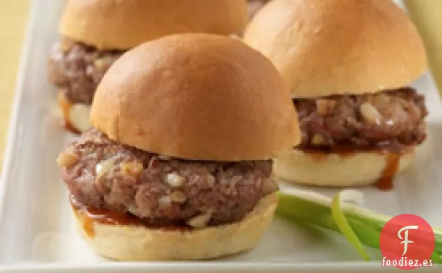 Mini Hamburguesas de inspiración asiática