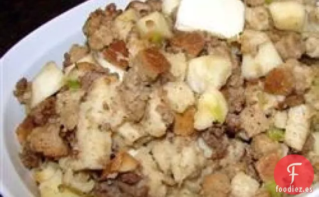 Relleno de Salchichas y Manzanas