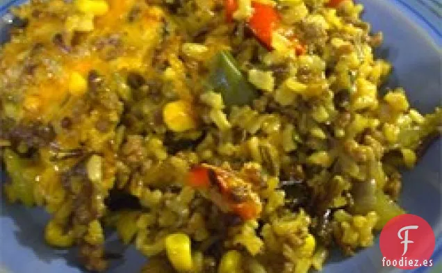 Cazuela de Arroz Salvaje y Carne de Res