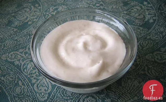 Crema Batida Cruda sin lácteos