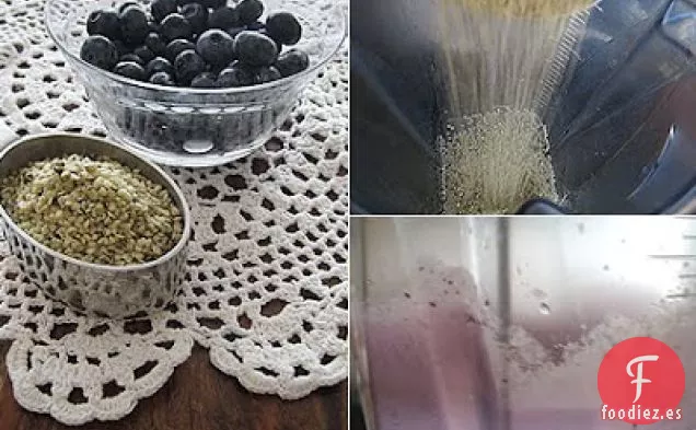 Leche Cruda de Cáñamo de Arándanos
