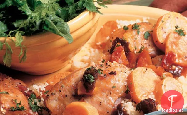 Muslos de Pavo con Frutas y Ñames