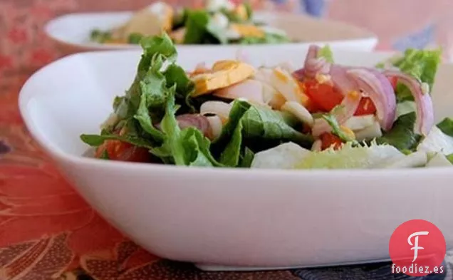 Ensalada de Huevo Frito Picante, Ñame Kai Dow