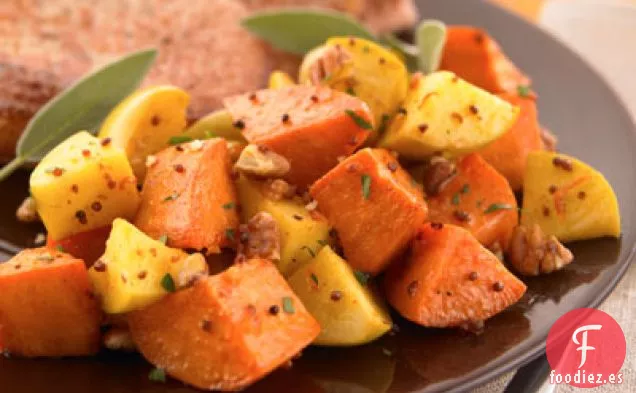 Batatas Picantes y Manzanas