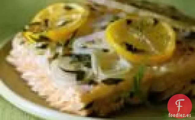 Salmón A La Parrilla Con Hinojo Y Estragón
