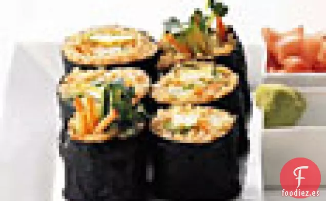 Rollos Vegetarianos de Sushi de Arroz Integral