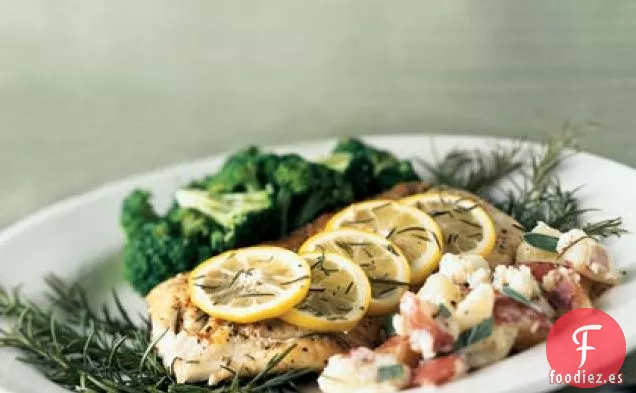 Pescado Asado al Romero