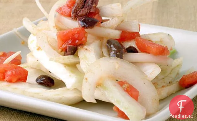 Hinojo con Cebolla Dulce en Vinagreta de Tomate