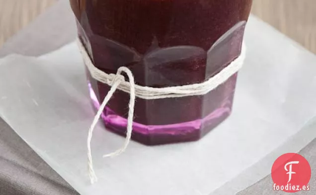 Batido de arándanos y albahaca