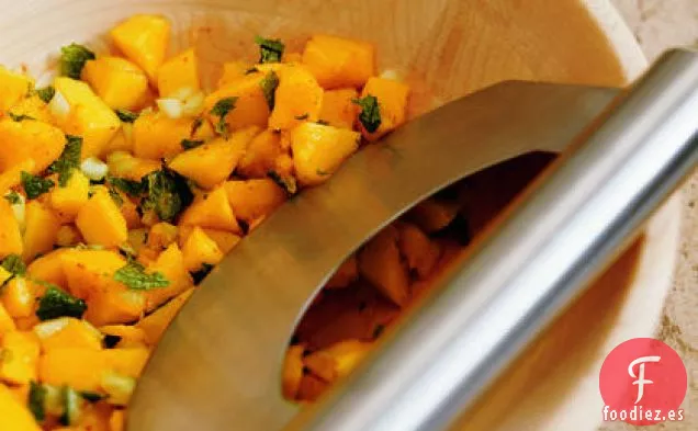 Salsa de Papaya y Menta