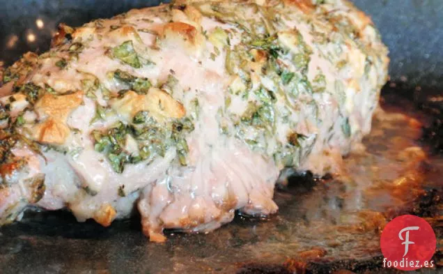 Lomo de Cerdo Con Costra de Hierbas