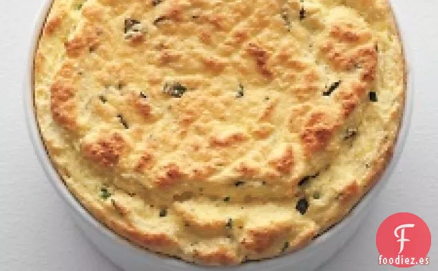 Soufflé de Ricota con Hierbas