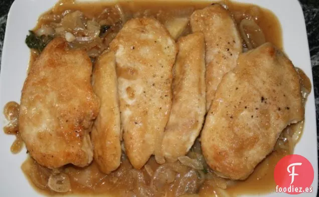 Pollo al limón y tomillo