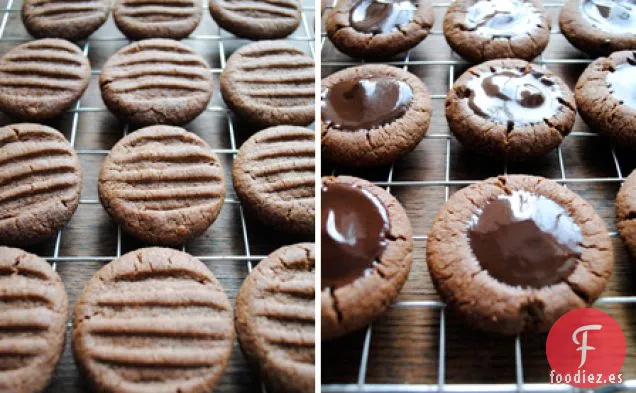 Galletas De Chocolate Con Menta Con Ganache Opcional