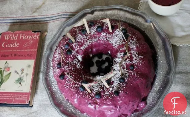 Glaseado de Crema de Mantequilla de arándano y lavanda