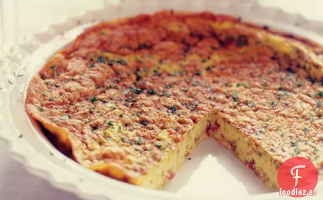 Frittata Con Panceta Y Menta