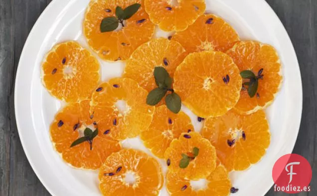 Naranjas Con Lavanda Y Menta