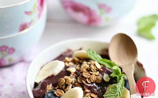 Receta de Cuencos de Desayuno de Acai