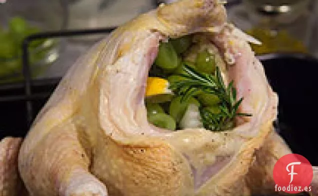 Pollo Asado Con Uvas