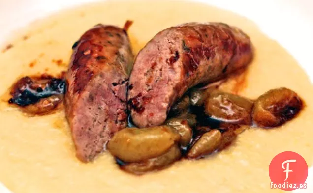 Cena de esta noche: Salchichas en la sartén con uvas