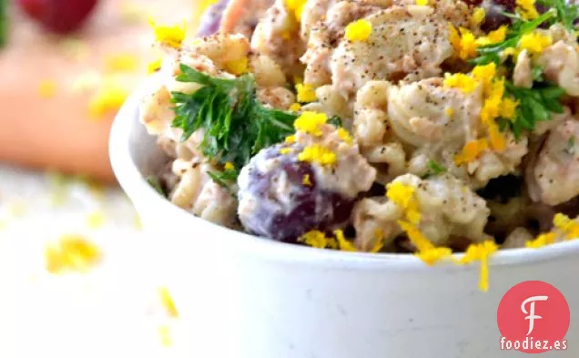 Ensalada de Uva Y Pasta del Día del Trabajo