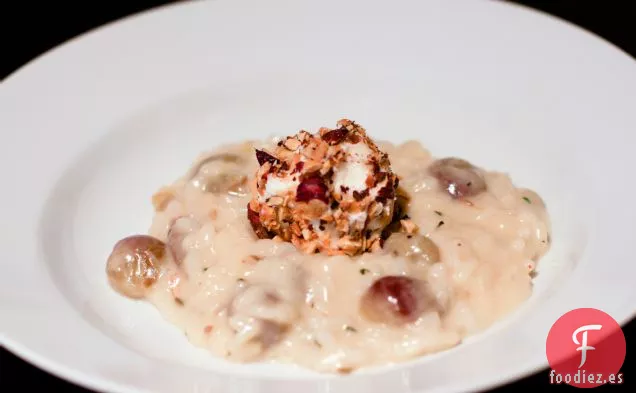 Risotto De Uva Asado Con Avellanas Y Queso La Tur