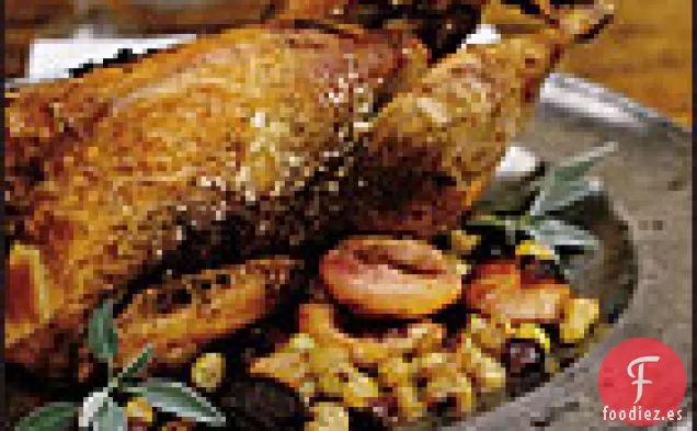 Gallina de Guinea con Frutas de Otoño