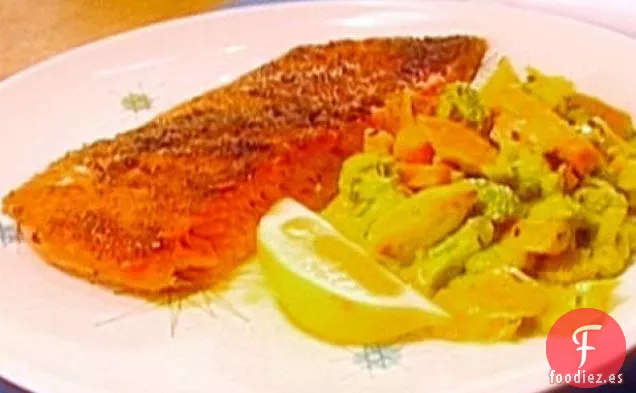 Salmón a la Parrilla con Pomada de Especias de AB