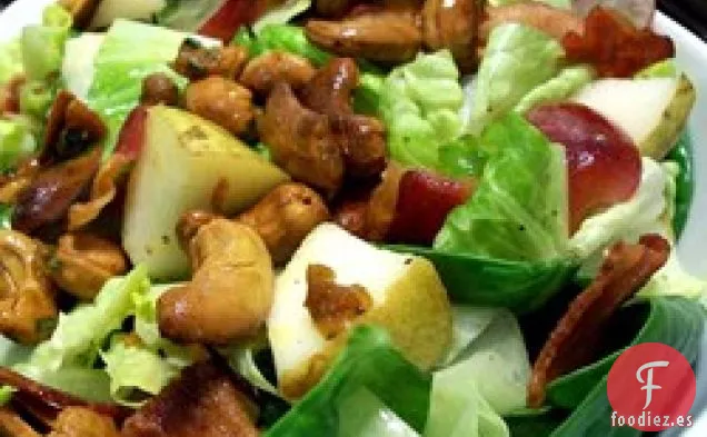 Ensalada de Anacardo, Pera y Uva al Curry