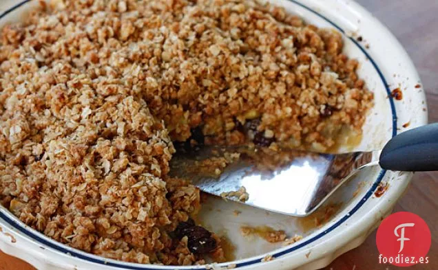 Crujiente de Manzana con Canela
