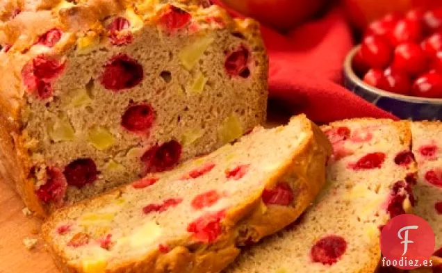 Pan de arándano y manzana