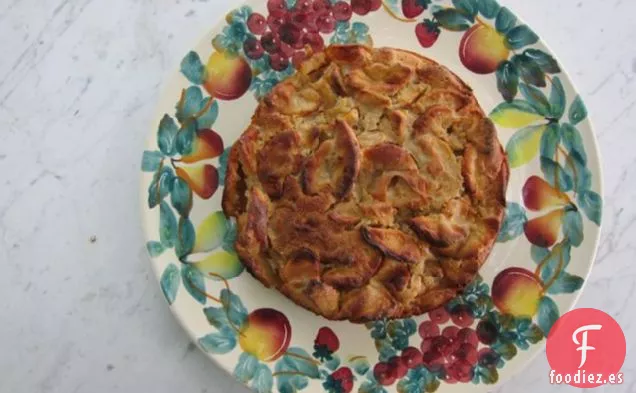 Tarta de Manzana Fresca de Una Mujer de Granja