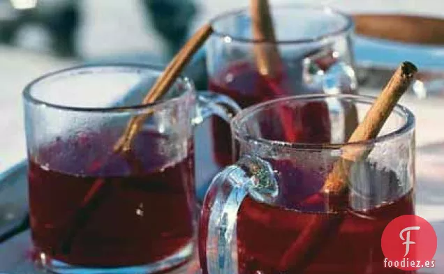 Sidra de Manzana y Arándano Caliente con Especias