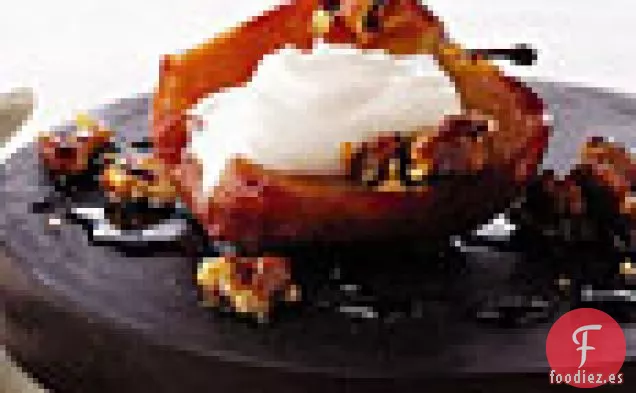 Manzanas al Horno con Nueces Confitadas