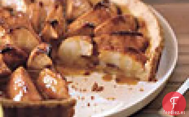 Tarta de Manzana con Salsa de Caramelo