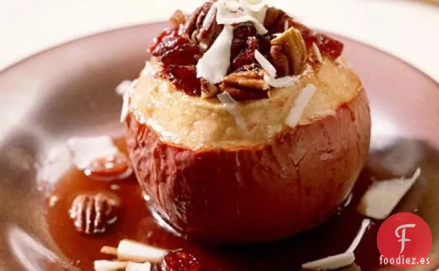 Manzanas al Horno de Arce y Arándano