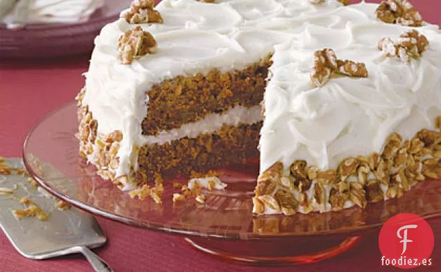 Pastel de Manzana con Glaseado de Queso Crema