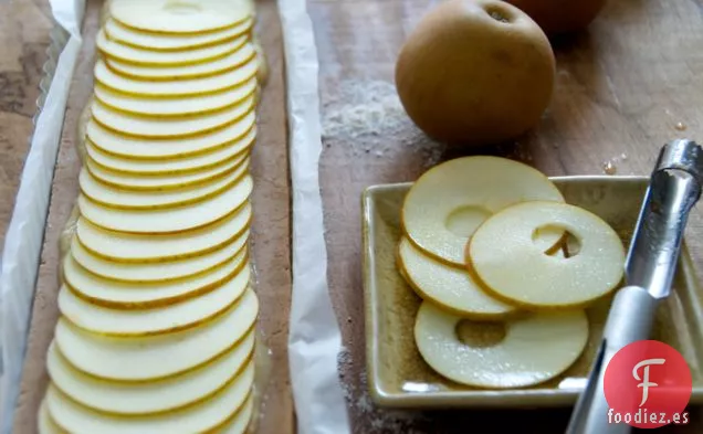 Rebanada de Manzana Rojiza de Espelta