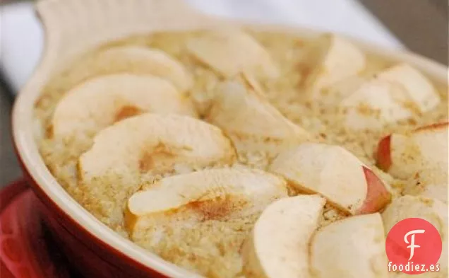 Harina de Avena Horneada con Canela y Manzana