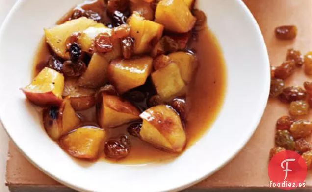 Salsa Gruesa de Manzana y Pasas