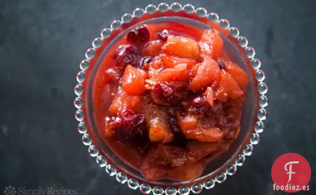 Chutney de Manzana y Arándanos