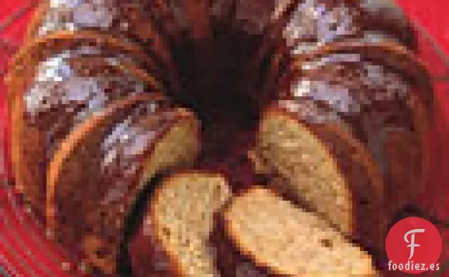Pastel de Manzana con Glaseado de Azúcar Morena
