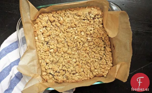 Barras de Miga de Mantequilla de Manzana de Trigo Integral