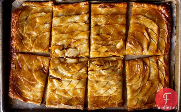 Tarta De Mosaico De Manzana Con Caramelo Salado