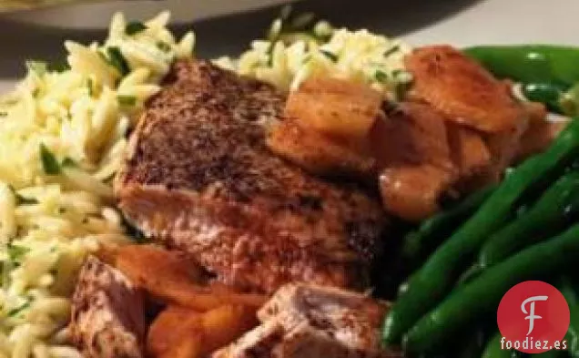 Pollo y Manzanas con Especias