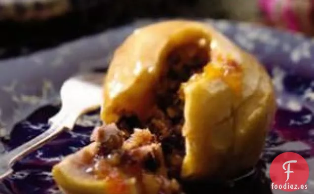 Manzanas Al Horno Con Frutos Secos Y Nueces