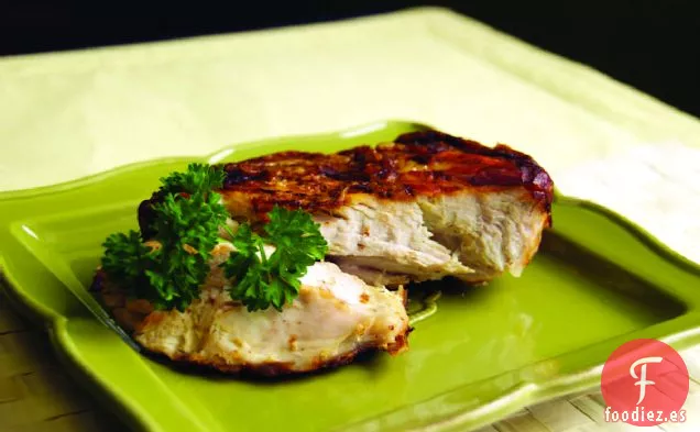 Receta de Groosling ahumado con manzana