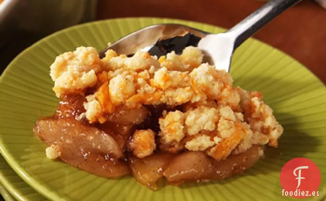 Pastel de Manzana con Galleta de Queso Cheddar