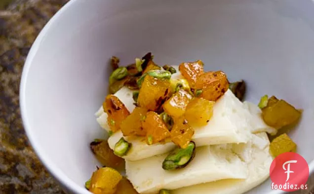 Yogur Horneado Con Miel de Albaricoque y Pistachos