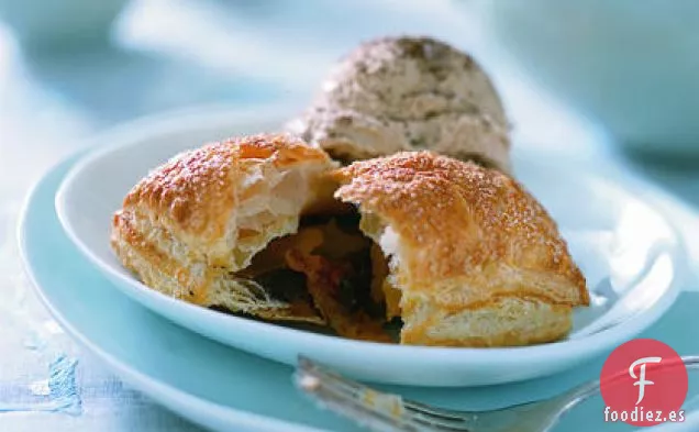 Almohadas de Pastelería de Albaricoque y Chocolate